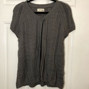 Sonoma Gray One Button Cardigan SZ L